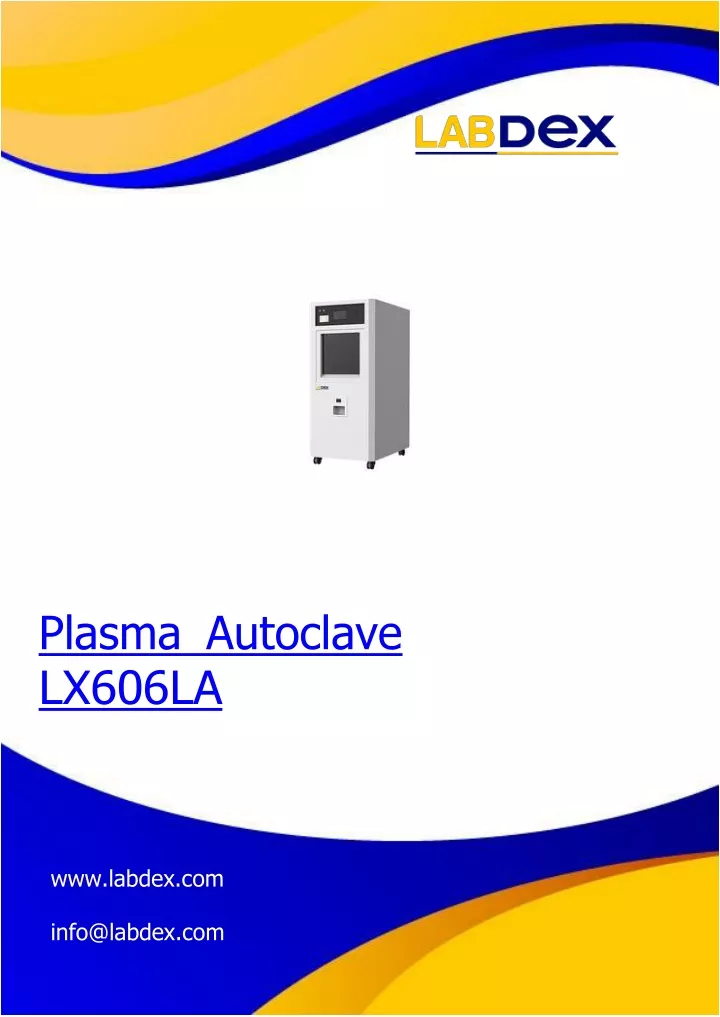 plasma autoclave lx606la www labdex com