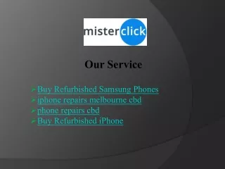 Buy Refurbished iPhone at Mister Click - Mister Click