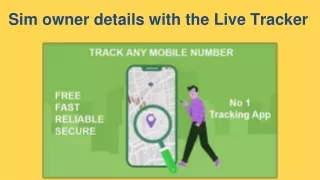 Sim owner details with the Live Tracker | Unraveling the Digital Tapestry