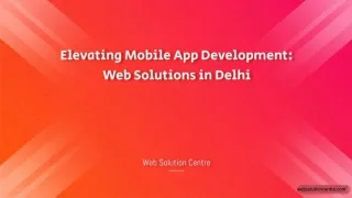 Mobile App Development Company In Delhi