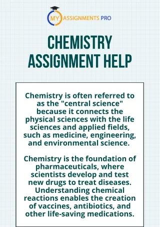 chemistry assignment help