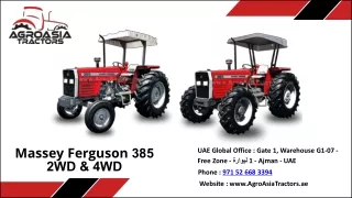 Buy Massey Ferguson 385 Tractor in UAE – Best Prices Available
