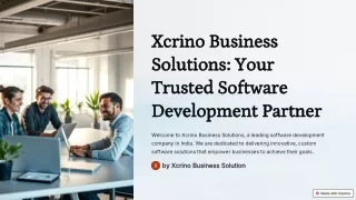 Transform Your Vision into Reality with XCRINO Software Development