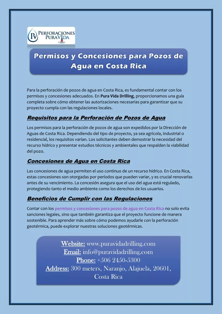 permisos y concesiones para pozos de permisos