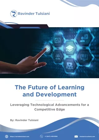 The Future of Learning and Development- Leveraging Technological Advancements for a Competitive Edge