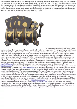Learn How You Can Play Roulette Before In Order To Be A Casino