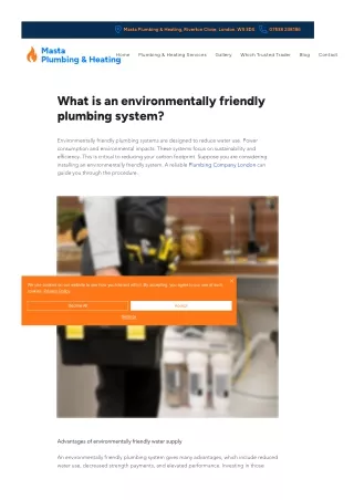 Eco-Friendly Plumbing Systems by Plumbing Company London