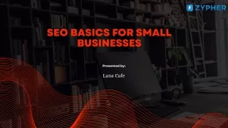 seo basics for small businesses