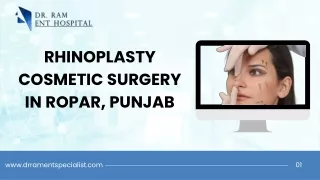 Rhinoplasty Cosmetic Surgery