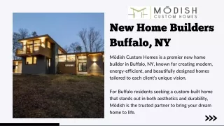 New Home Builders Buffalo, NY