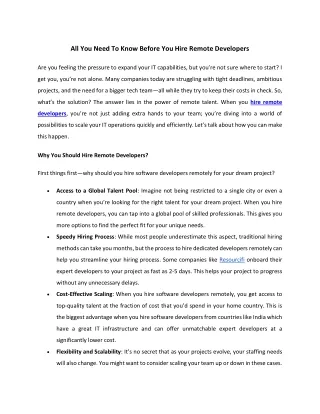 all you need to know before you hire remote