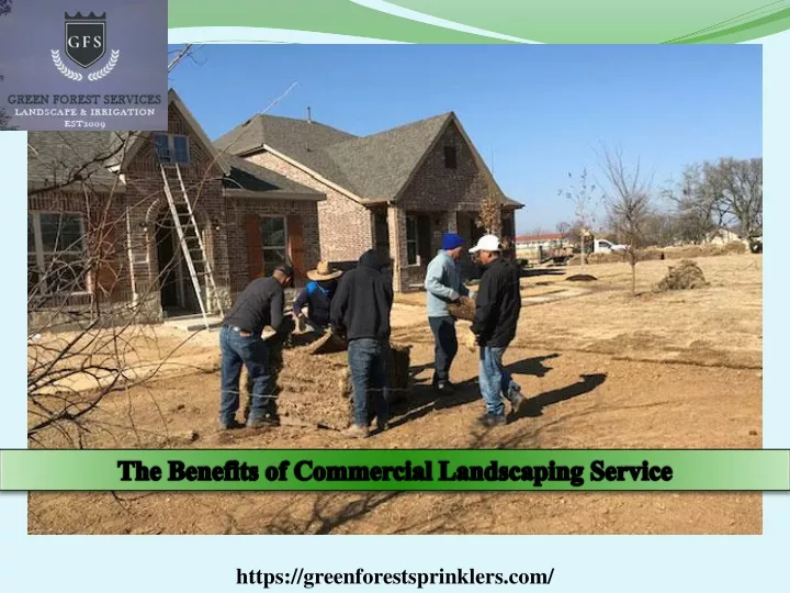 the benefits of commercial landscaping service