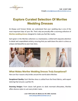 Explore Curated Selection Of Morilee Wedding Dresses .pdf