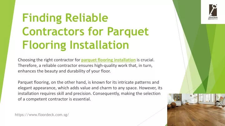 finding reliable contractors for parquet flooring installation