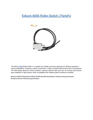 Edlund A656 Roller Switch | PartsFe