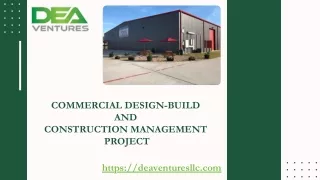 commercial design build and construction