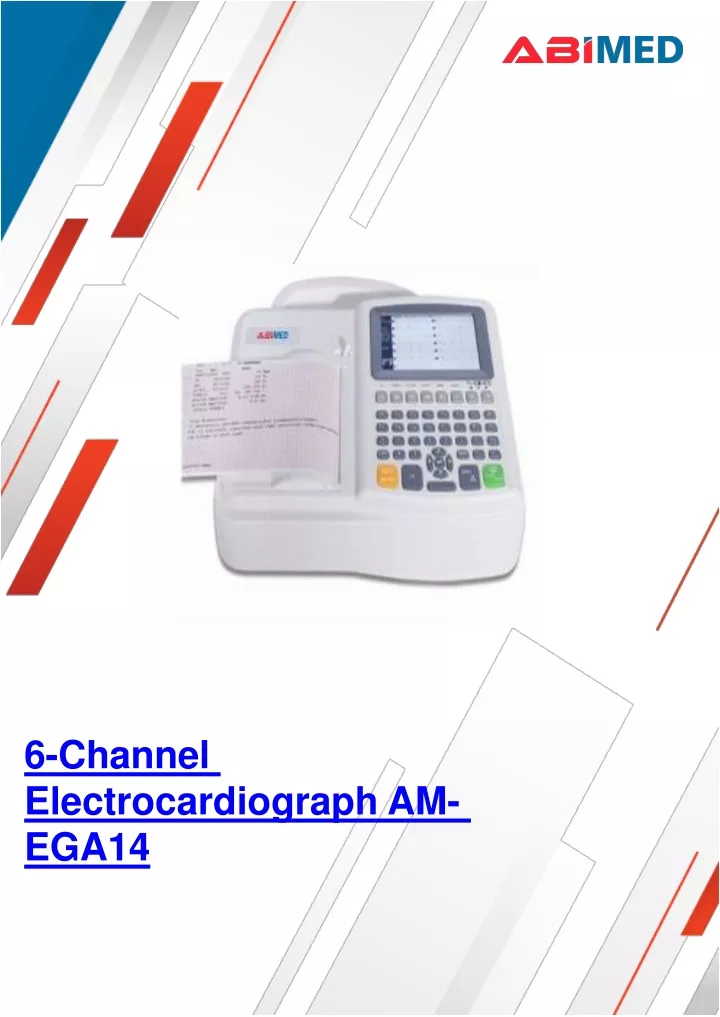 6 channel electrocardiograph am ega14