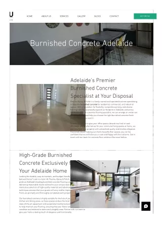 Burnished concrete Adelaide