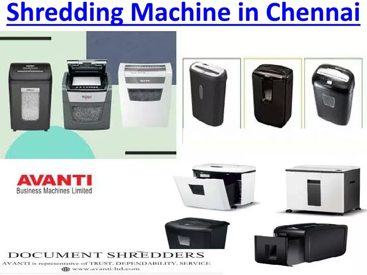 shredding machine in chennai