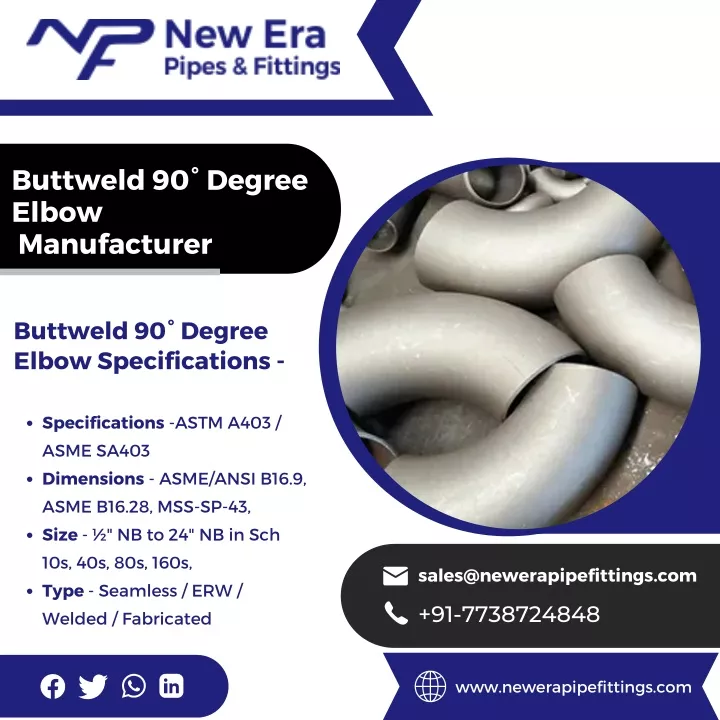 buttweld 90 degree elbow manufacturer