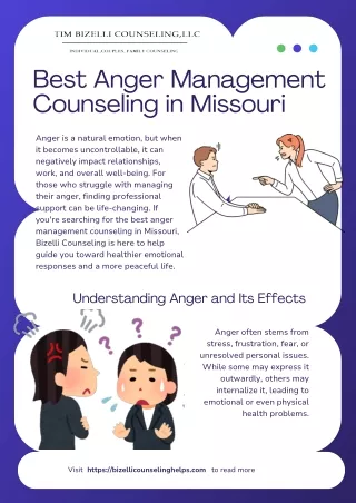 Best Anger Management Counseling in Missouri
