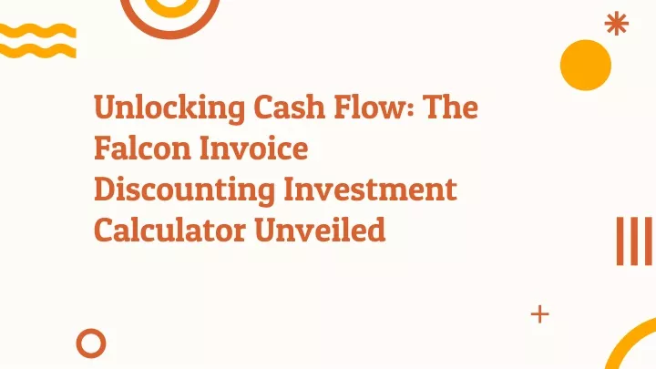 unlocking cash flow the falcon invoice