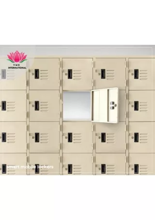 Smart mobile lockers: The future of storage, at your fingertips