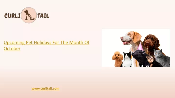 upcoming pet holidays for the month of october