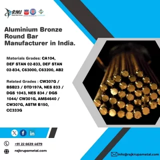 Aluminium Bronze Round Bar | Round Bars Manufacturer  | Wire Mesh Manufacturerr|