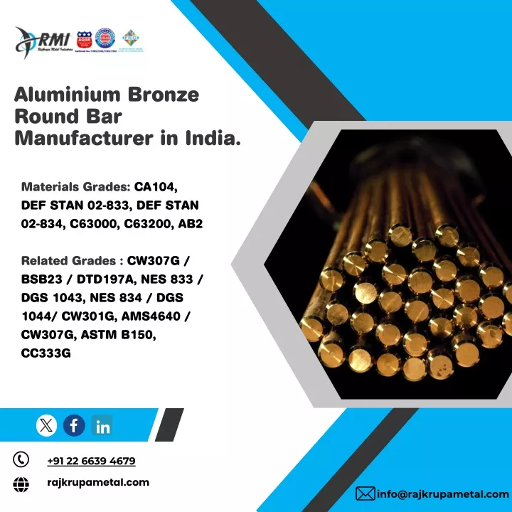 aluminium bronze round bar manufacturer in india