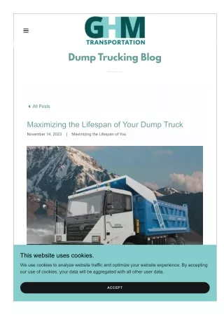 Proactive Maintenance Tips for Maximizing Your Dump Truck's Lifespan