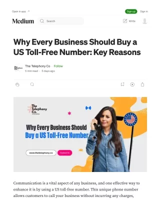 Buy US Toll-Free Number