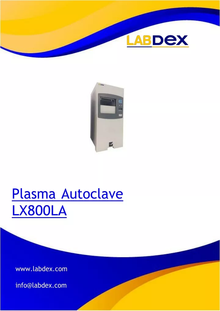 plasma autoclave lx800la www labdex com