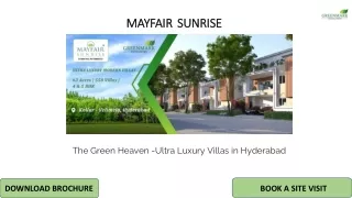Luxury Villas in Kollur | Hyderabad | Gated Community