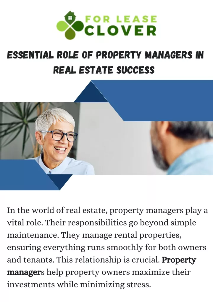 essential role of property managers in real