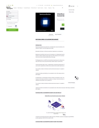 Micromachined Accelerometers Market