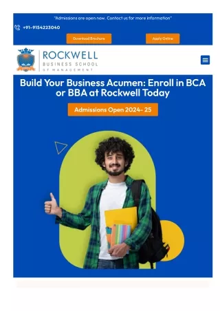 BBA and BCA  Business School in Hyderabad