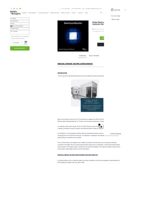 Medium Current Ion Implanter Market