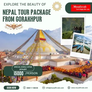 Nepal Tour Package from Gorakhpur, Gorakhpur to Nepal Tour Package