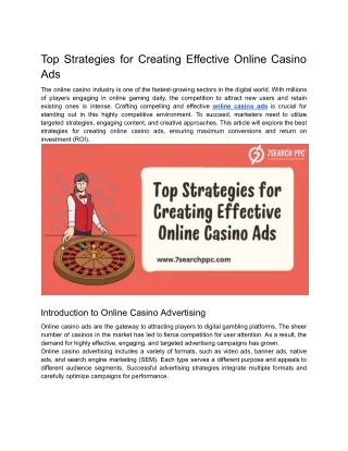 top strategies for creating effective online