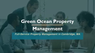 green ocean property management