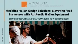 Modalita's Authentic Italian Equipment Top Italian Electric Pizza Oven Manufacturers