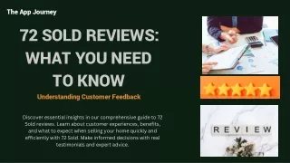 72 sold reviews what you need to know