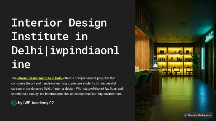 interior design institute in delhi iwpindiaonl ine