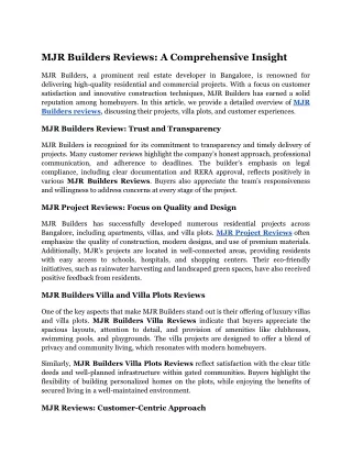 MJR Builders Reviews_ A Comprehensive Insight (1)