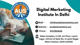 Digital Marketing Institute In Delhi