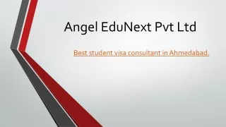 Best student visa consultant in Ahmedabad.