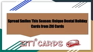 Spread Smiles This Season_ Unique Dental Holiday Cards from Ziti Cards