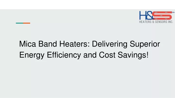 mica band heaters delivering superior energy efficiency and cost savings