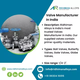 Valves | Ball Valve | Butterfly Valves | Gate Valves | Globe Valves